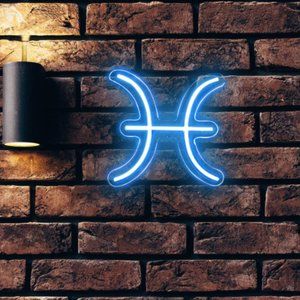 Pisces LED Neon Sign 11"x7.8"